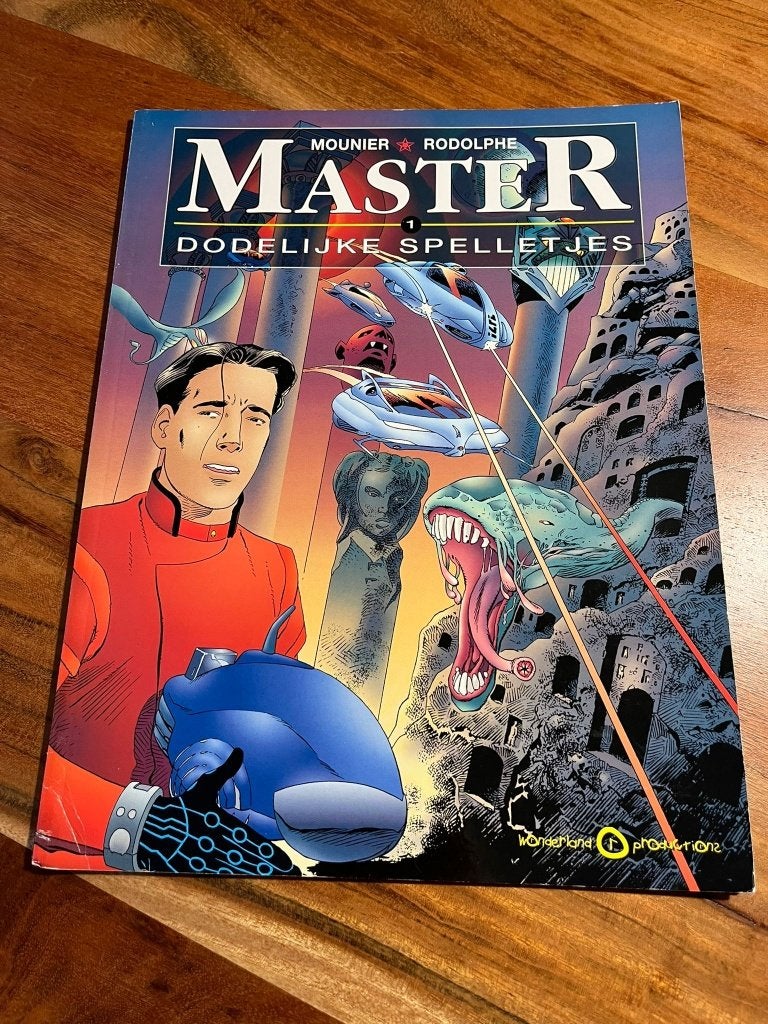 Master - Dodelijke spelletjes"., Eén stripboek, Ophalen of Verzenden, Zo goed als nieuw
