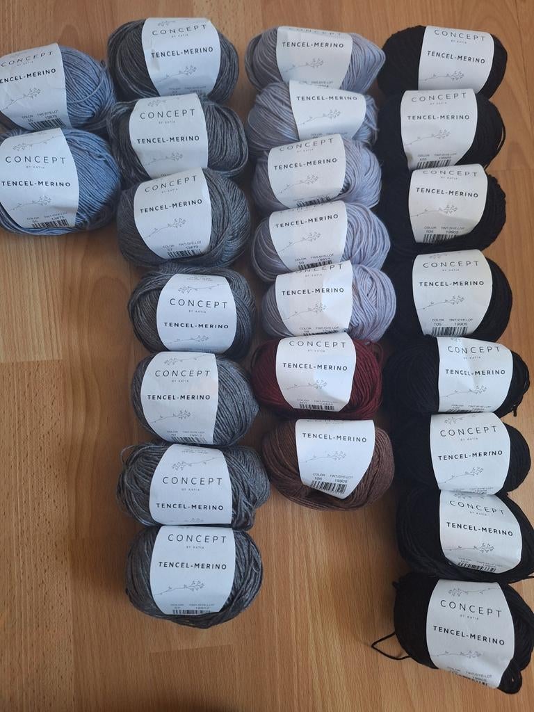 Katia Concept Tencel Merino, Verzenden, Zo goed als nieuw, Breien of Haken, Wol of Garen