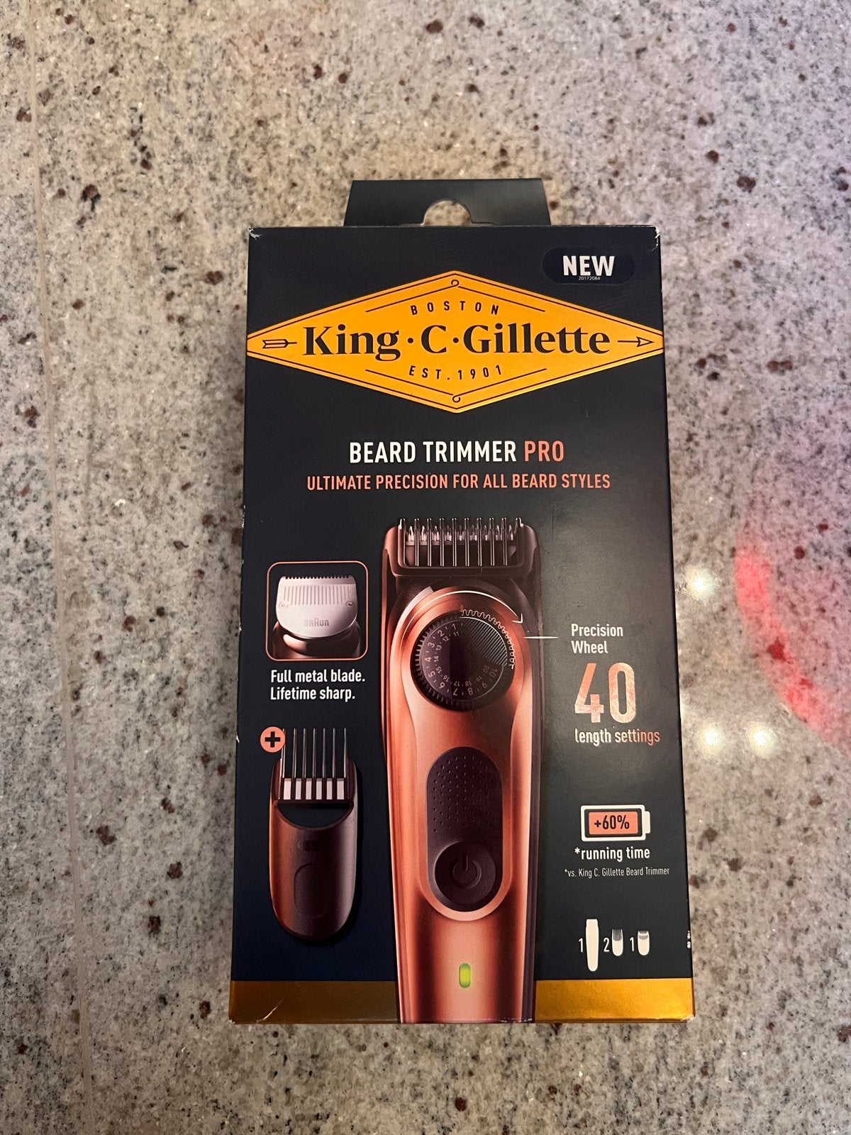 King C. Gillette Baardtrimmer Pro - Nieuw in doos, Ophalen of Verzenden, Nieuw, Scheren en Epileren
