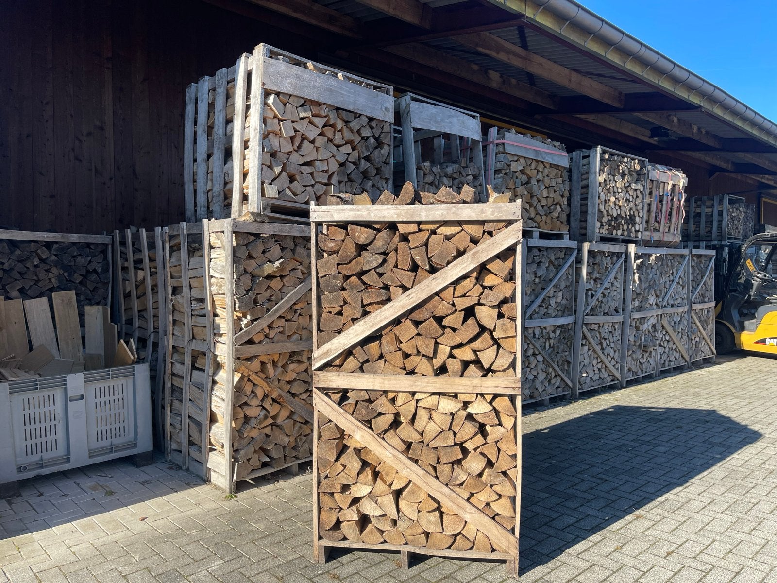Haagbeuken haardhout per 1,8 m3, Tuin en Terras, 6 m³ of meer, Ophalen of Verzenden, Overige houtsoorten, Blokken