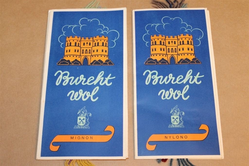 2 stalenboekjes - Burcht wol - Circa 1965, Boeken, Ophalen of Verzenden, Zo goed als nieuw