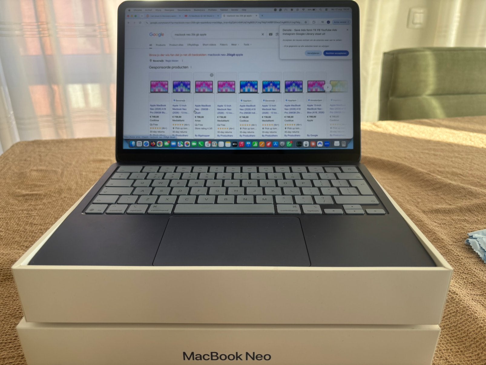 Apple MacBook neo (2026) 256GB, Computers en Software, Apple Macbooks, 256 GB, Qwerty, Verzenden, 8 GB