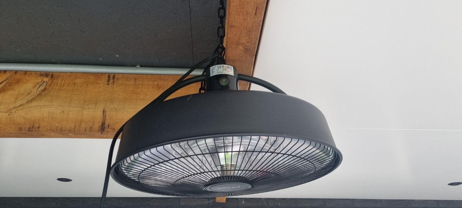 terras heater 2100w, Tuin en Terras, Terrasverwarmers, Ophalen, Zo goed als nieuw