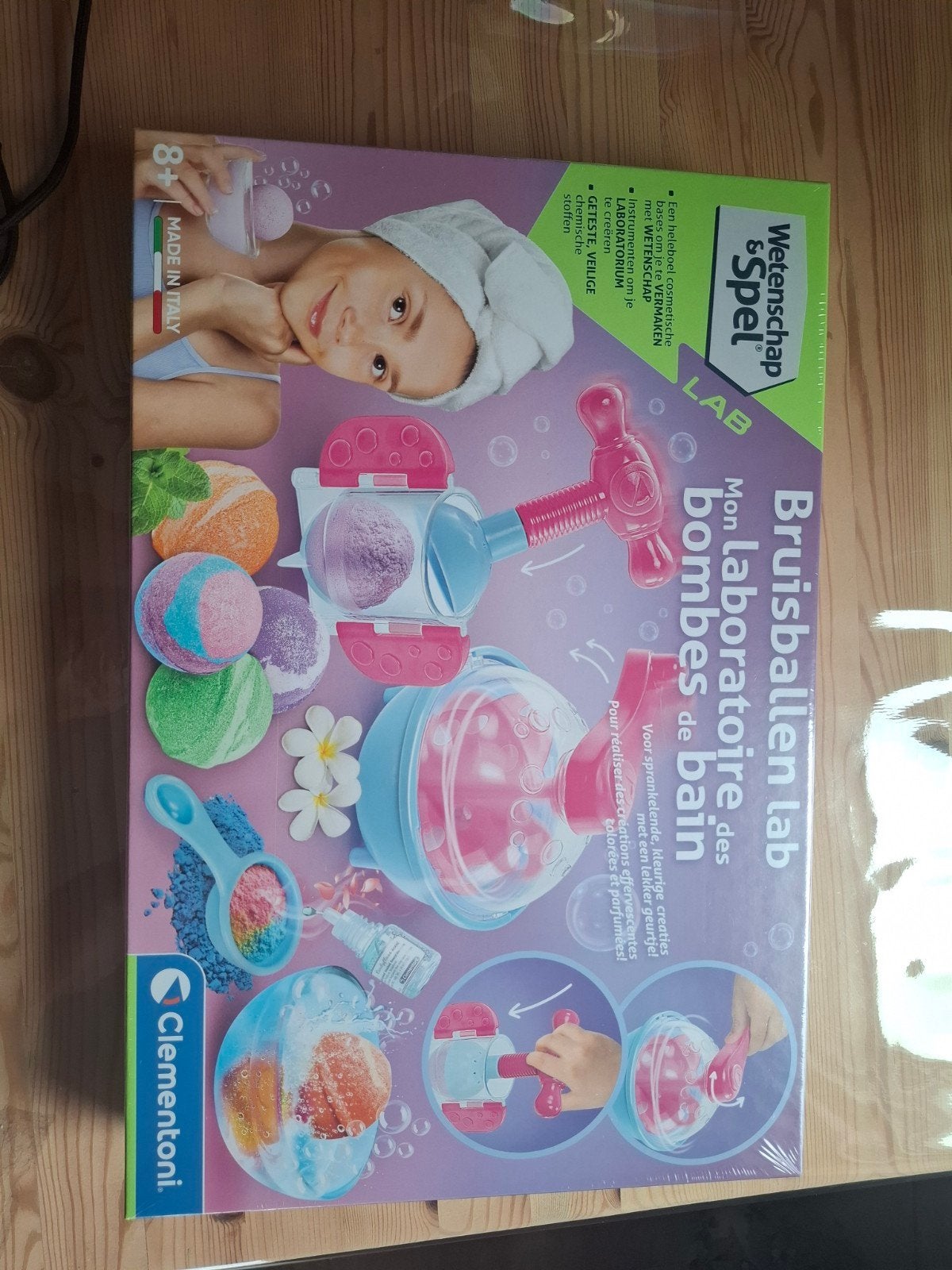 Clementoni Bruisballen Lab - Maak je eigen badbommen!, Ophalen of Verzenden, Nieuw, Knutselen