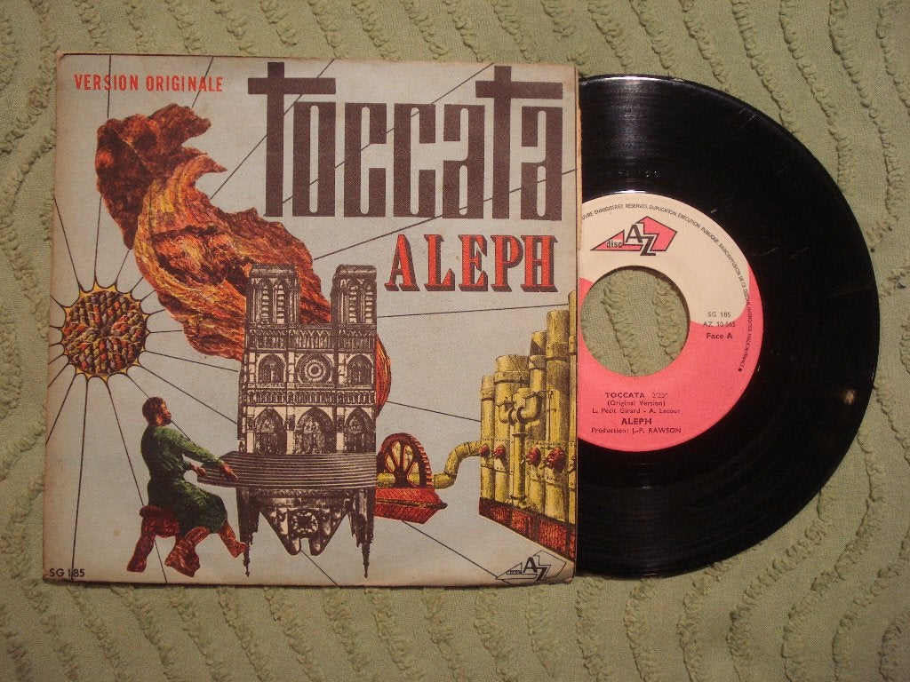 Aleph 7" Vinyl Single: ‘Toccata’ (Frankrijk), Ophalen of Verzenden, Gebruikt, Pop
