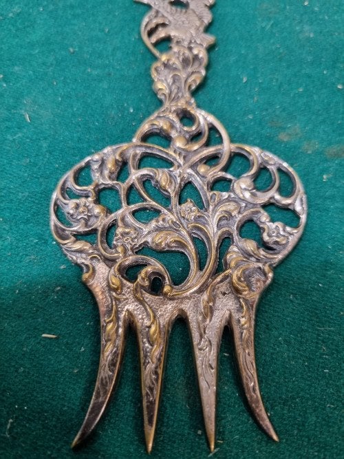 -	Broodvork vintage met vogel, Ophalen of Verzenden