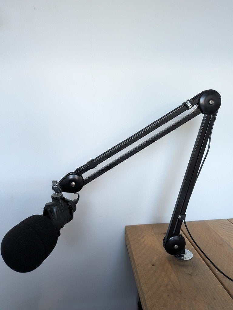 Rode NT-USB met arm, Ophalen of Verzenden, Gebruikt, Studiomicrofoon