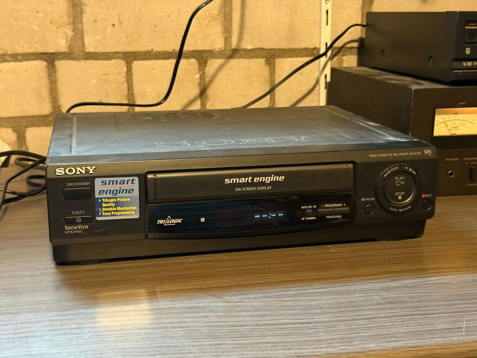 Sony SLV-E200 VHS-speler/recorder - Smart Engine, Audio, Tv en Foto, Videospelers, Ophalen of Verzenden, Gebruikt, VHS-speler of -recorder