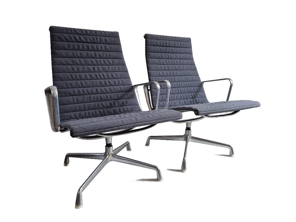 Prachtige vintage Charels & Ray Eames design draai fauteuil, Ophalen, Gebruikt, 75 tot 100 cm, Stof