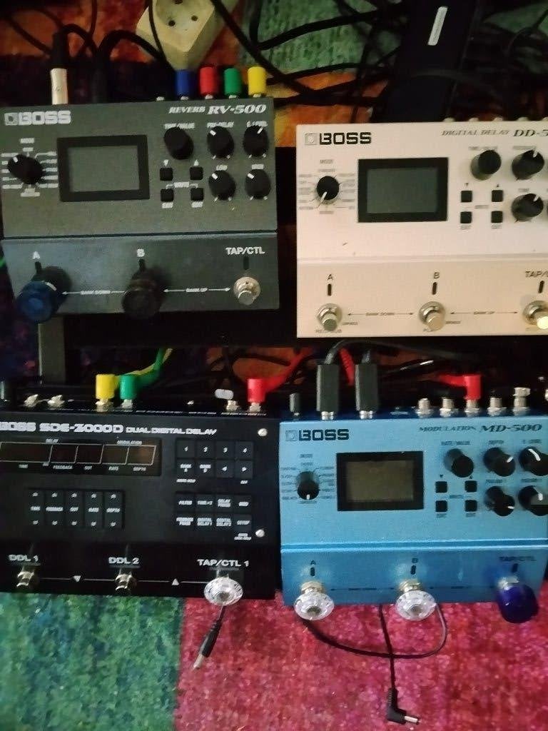 Boss DD-500, MD-500, RV-500 & SDE-3000D(SDE net verkocht), Ophalen of Verzenden, Zo goed als nieuw, Delay of Echo