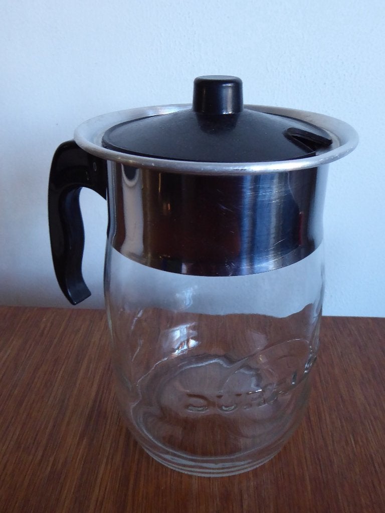 Duralex glazen schenkkan retro, Overige typen, Ophalen of Verzenden, Gebruikt, Glas