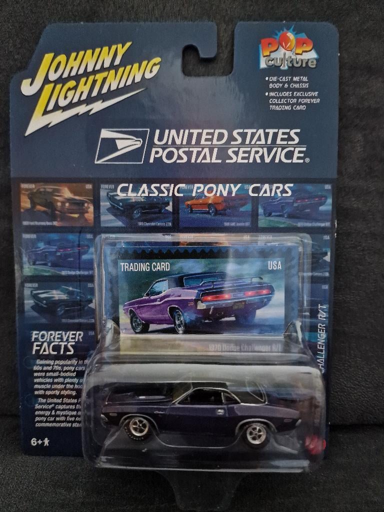 Dodge Challenger R/T Johnny Lightning 1:64, Christian@diecastcompany.nl, Auto, Diecast Company, Nieuw