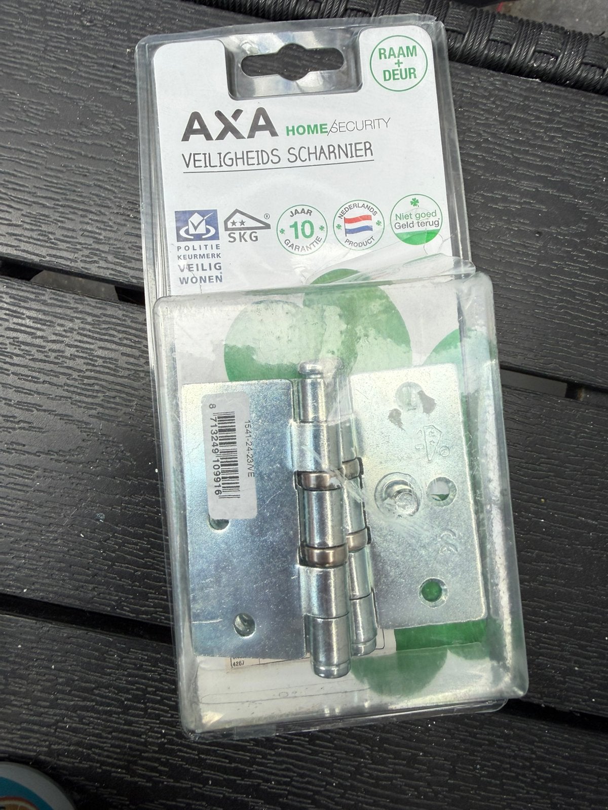 Axa veiligheids scharnier deur raam, Ophalen of Verzenden, Nieuw, Rvs, Scharnier