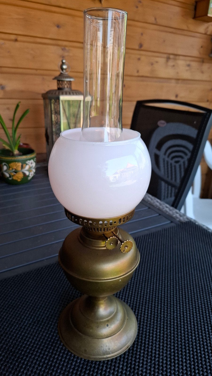 Olie lamp, Antiek en Kunst, Ophalen of Verzenden