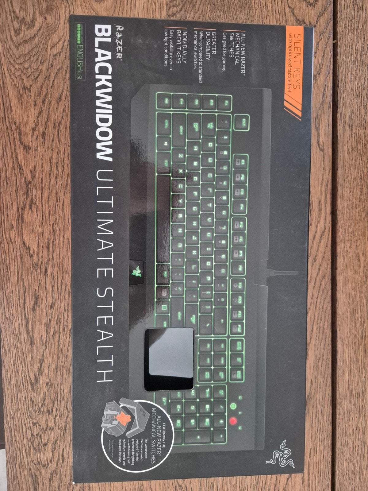 Razer BlackWidow Ultimate Stealth Gaming Toetsenbord, Computers en Software, Toetsenborden, Ophalen of Verzenden, Zo goed als nieuw