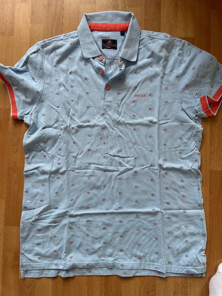 Polo NZA maat Large lichtblauw, Kleding | Heren, Polo's, Maat 52/54 (L), Blauw, Ophalen of Verzenden, NZA New Zealand Auckland