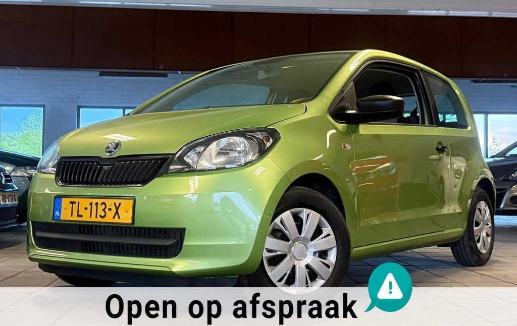 Skoda Citigo 1.0 Greentech Ambition|APK11-26|Airco|Nettestaa, Voorwielaandrijving, Euro 5, Stof, Gebruikt