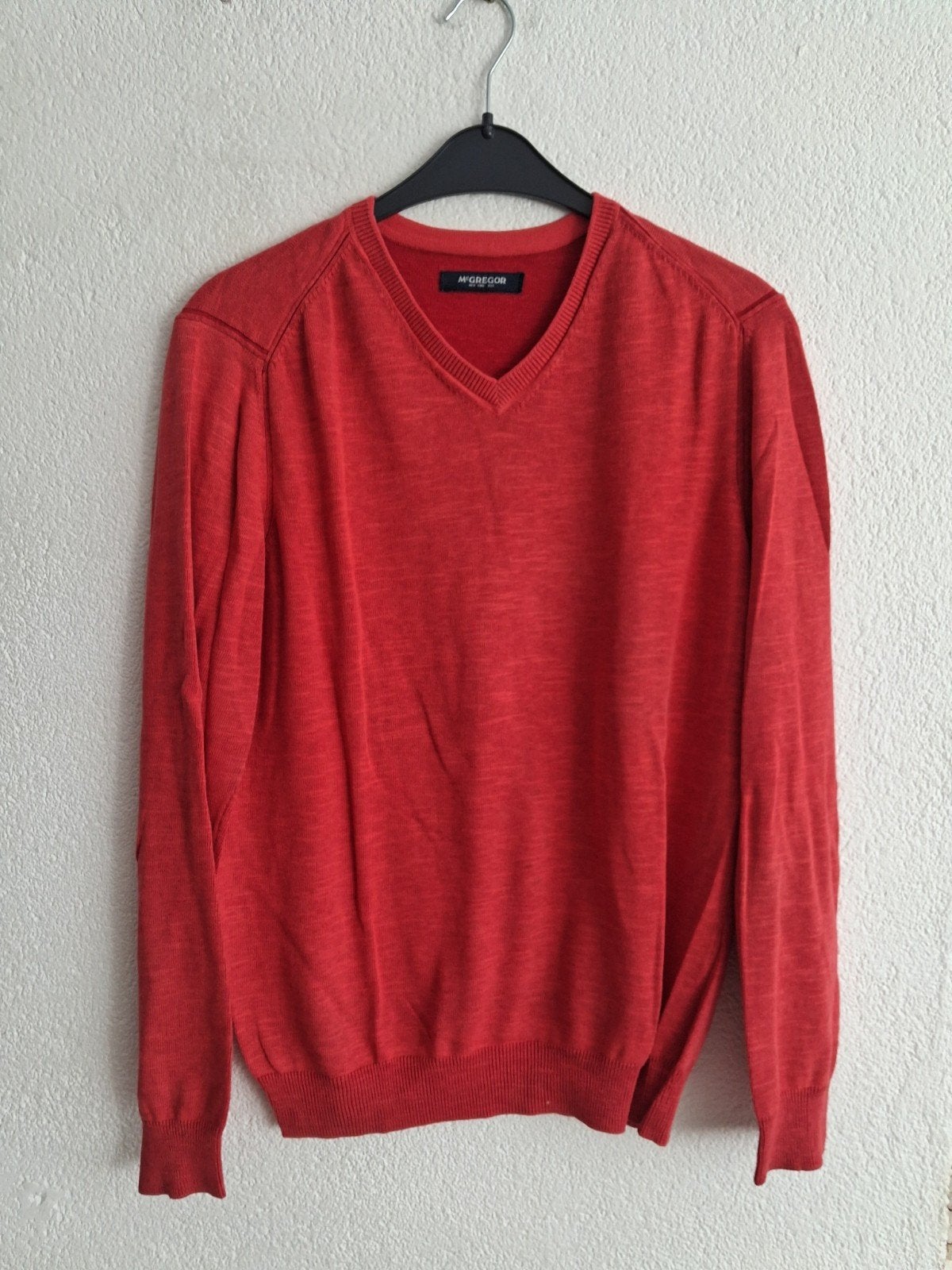 McGregor V-hals trui in rood - Maat M, Ophalen of Verzenden, Zo goed als nieuw, Rood, McGregor
