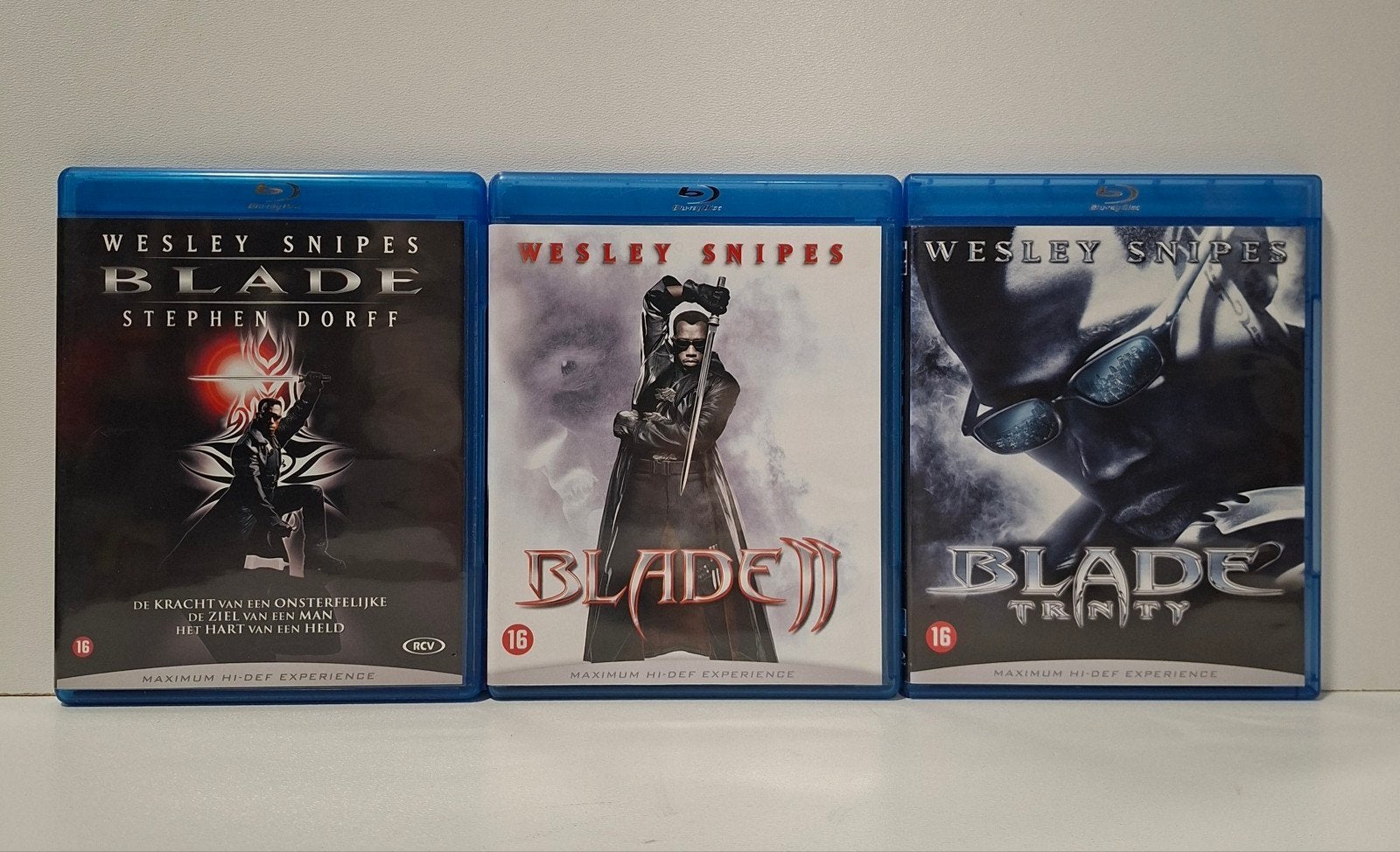 Blade trilogy Blu-ray NL uitgave, Cd's en Dvd's, Blu-ray, Engels, Nederlands, Actie, Ophalen of Verzenden