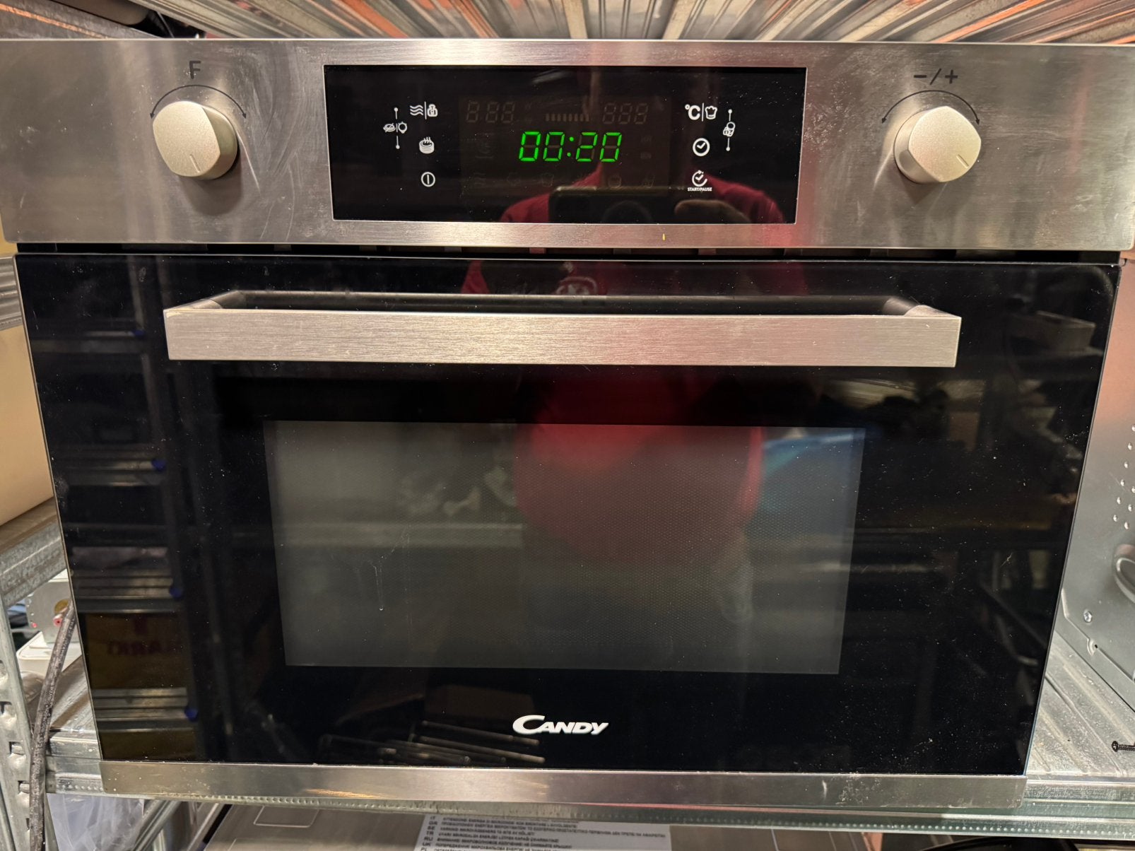 Candy Combimagnetron Oven Grill met garantie, Ophalen, Hete lucht, Zo goed als nieuw, Inbouw