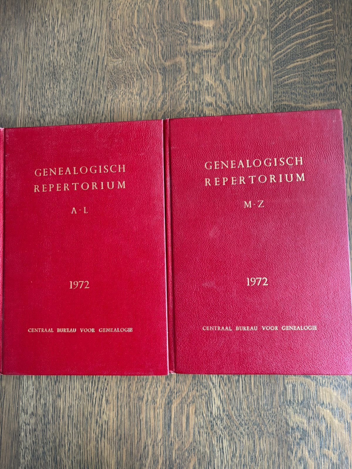 Genealogisch repertorium 1972 A-L en M-Z, Ophalen of Verzenden, Zo goed als nieuw, Jhr. Mr. Dr. E.A. van Beresteyn