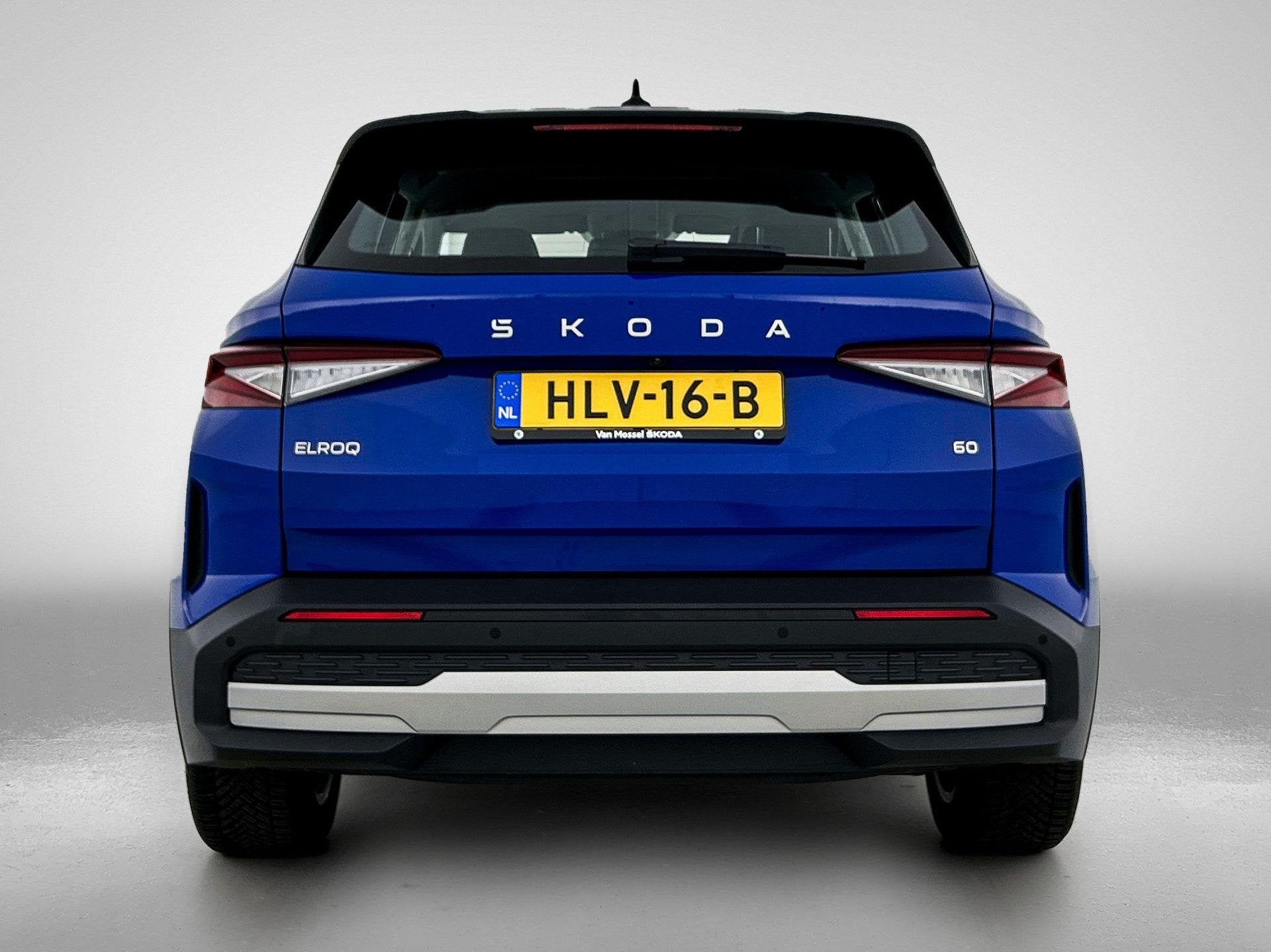 Skoda Elroq 60 Business Edition | STOEL-STUURVERWARMING | NA, Auto's, 12 maanden, Achterwielaandrijving, Gebruikt, Blauw