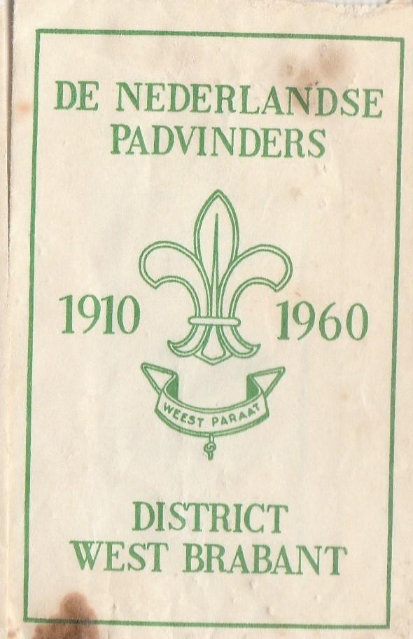 NL Padvinders district West Brabant 1960 - scouting paraat, Ophalen of Verzenden