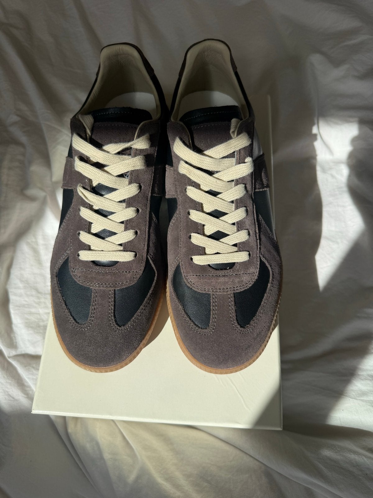 Maison Margiela Sneakers Bruin/Zwart Maat 42, Bruin, Nieuw, Ophalen of Verzenden, Sneakers of Gympen