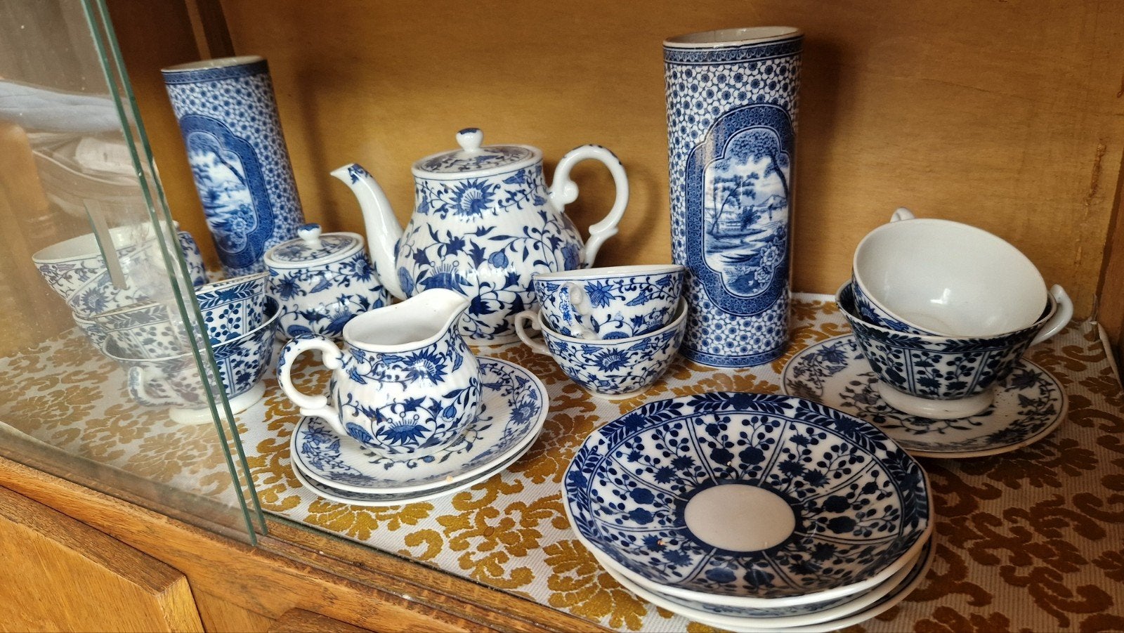 Prachtig Delfts Blauw Servies - Société Céramique, Ophalen of Verzenden