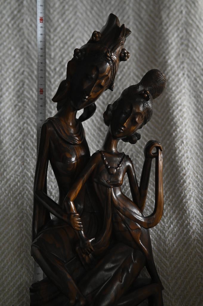 Indonesisch houtsnijwerk, Ophalen, Houtsnijwerk, Handgemaakt, Hout