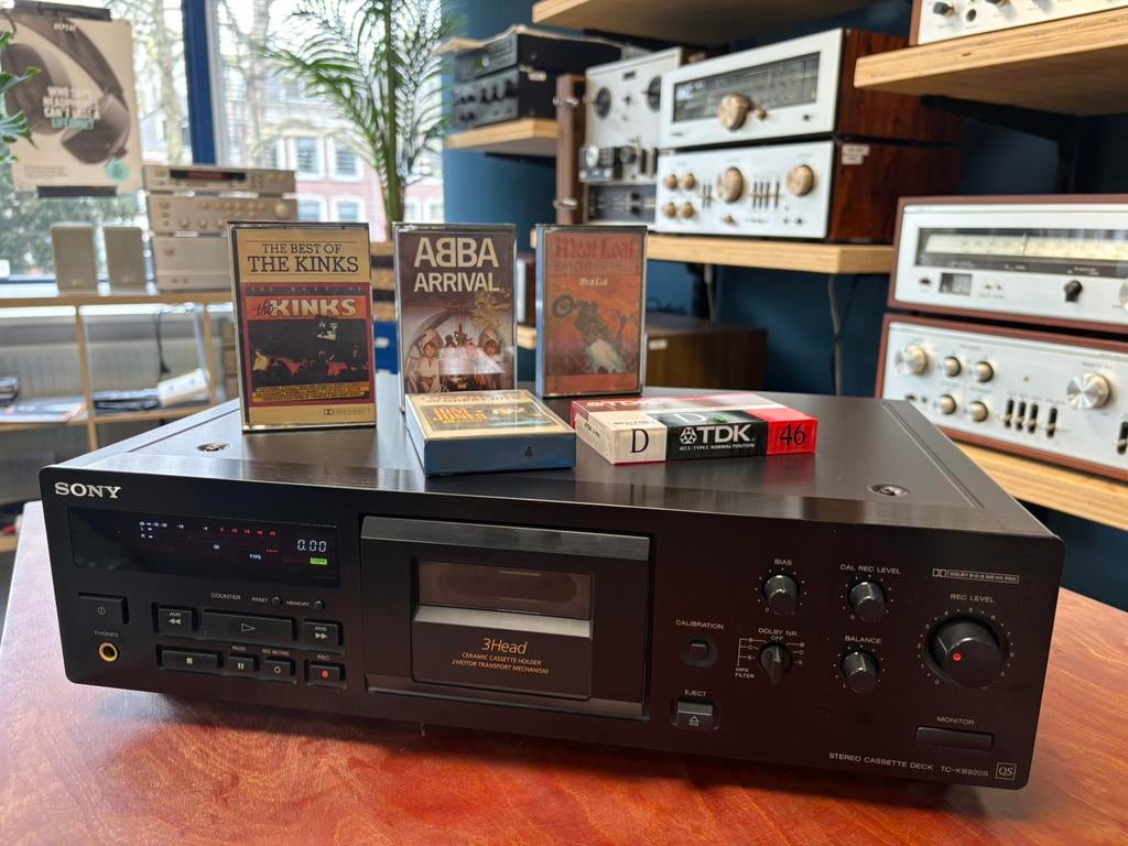 Sony TC-KB920QS Cassettedeck, Ophalen of Verzenden, Enkel, Sony, Tiptoetsen