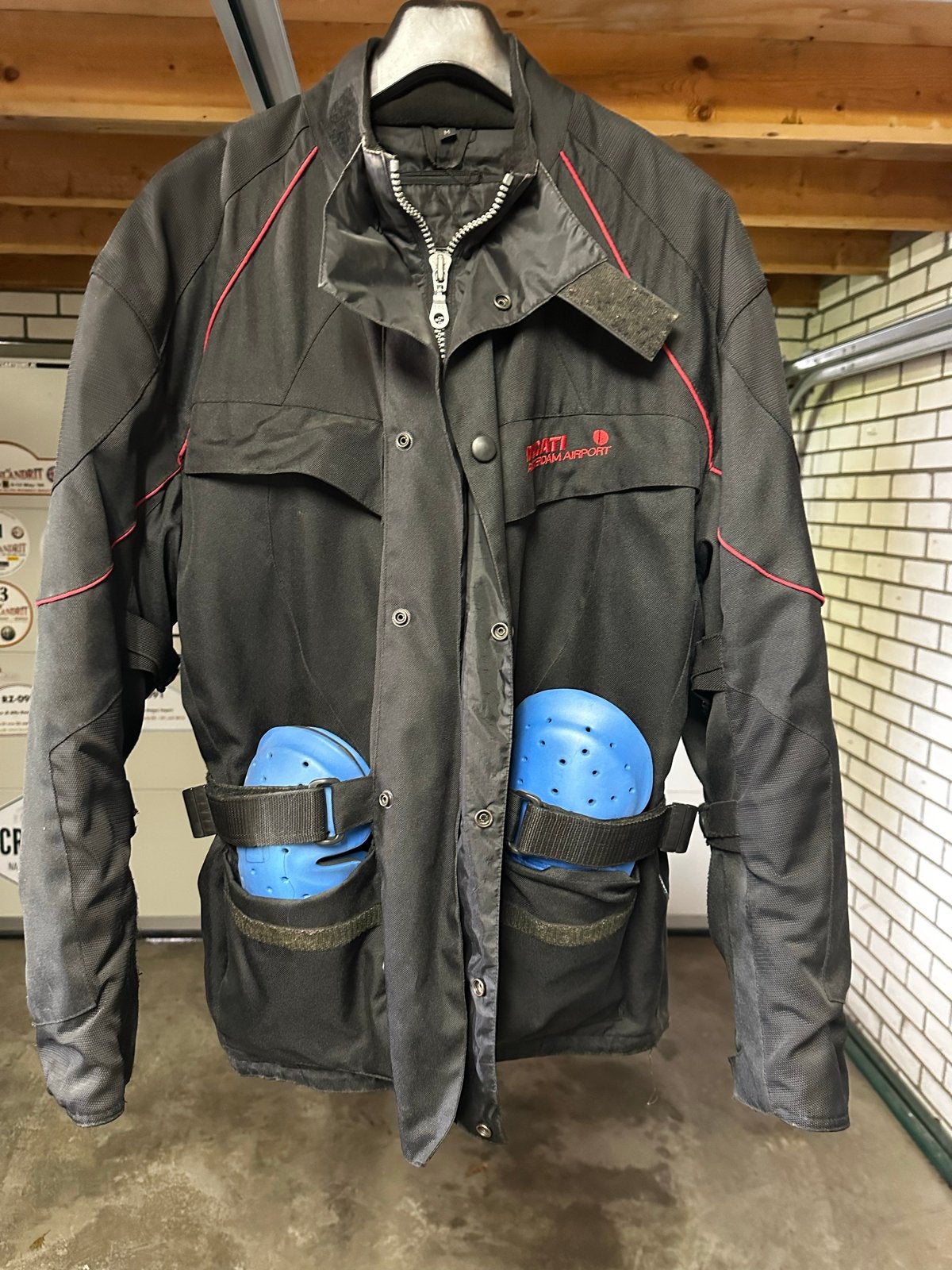 Ducati Amsterdam Airport Motorjas - Maat M, Motoren, Ophalen of Verzenden, Tweedehands, Heren, Jas | textiel