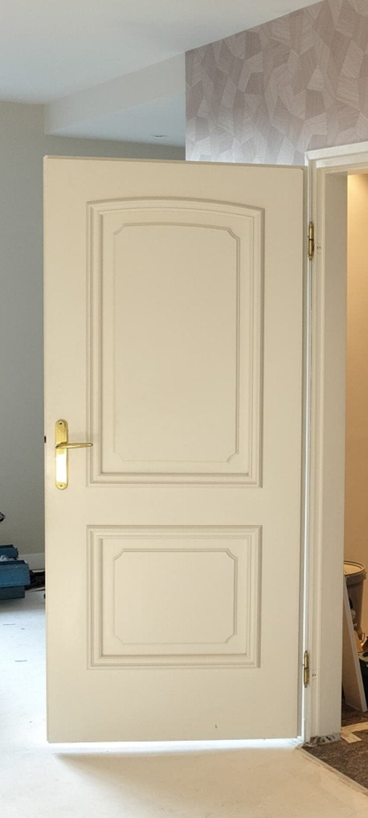 Gratis opdekdeur, linksdraaiende 83x198cm, Ophalen, Gebruikt, 80 tot 100 cm, Binnendeur