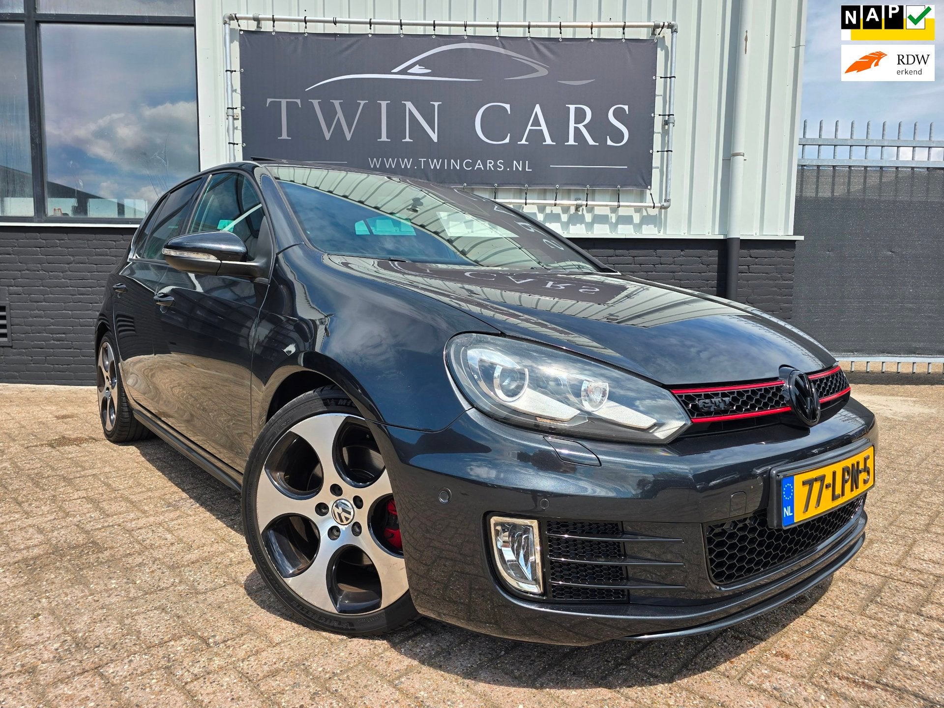 Volkswagen Golf 2.0 GTI DSG Schuifdak Leder Xenon Org NL, Euro 5, Gebruikt, Zwart, 4 cilinders