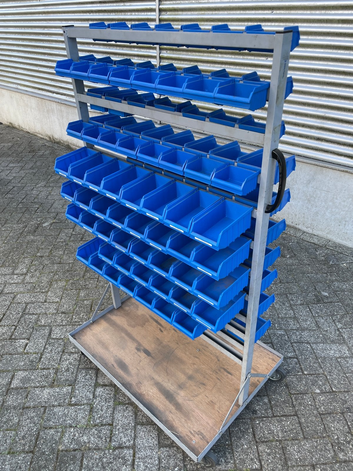Boutenkar op wielen met bakjes, Minder dan 60 liter, Ophalen, Gebruikt, Overige typen