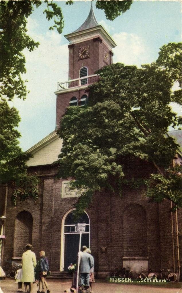 Rijssen, Schildkerk - gelopen, Ophalen of Verzenden, 1960 tot 1980, Gelopen, Overijssel