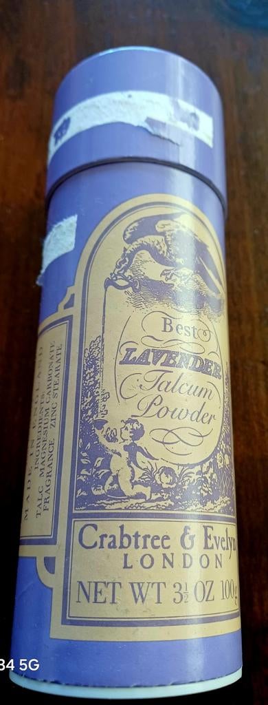 Vintage Crabtree & Evelyn Lavendel Talkpoeder – nog VOL!, Ophalen, Gebruikt