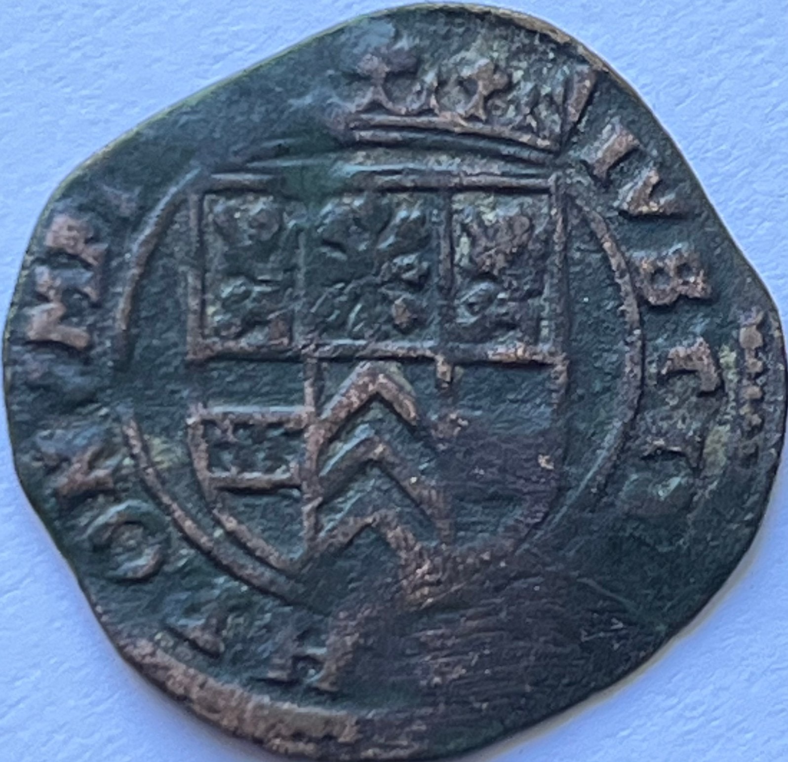 Huissen oord 1611, Ophalen of Verzenden, Losse munt