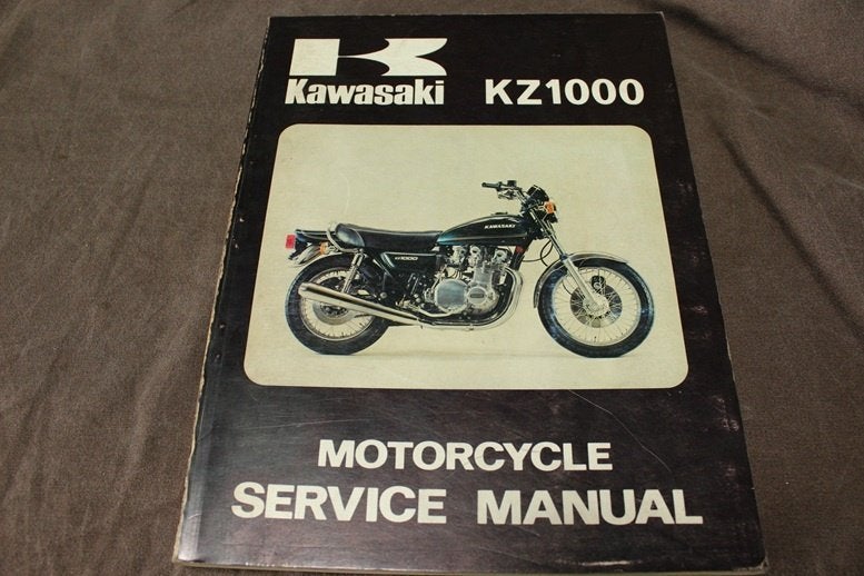 Kawasaki KZ1000 1976 motorcycle service manual KZ 1000, Ophalen of Verzenden, Kawasaki