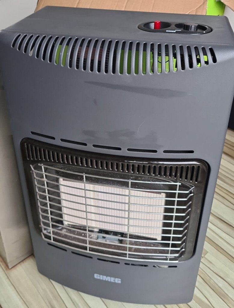 Gimeg mobiele infrarood gasrolkachel 4,2 kW in doos IZGS, Huis en Inrichting, Ophalen, Gas, Zo goed als nieuw, Vrijstaand