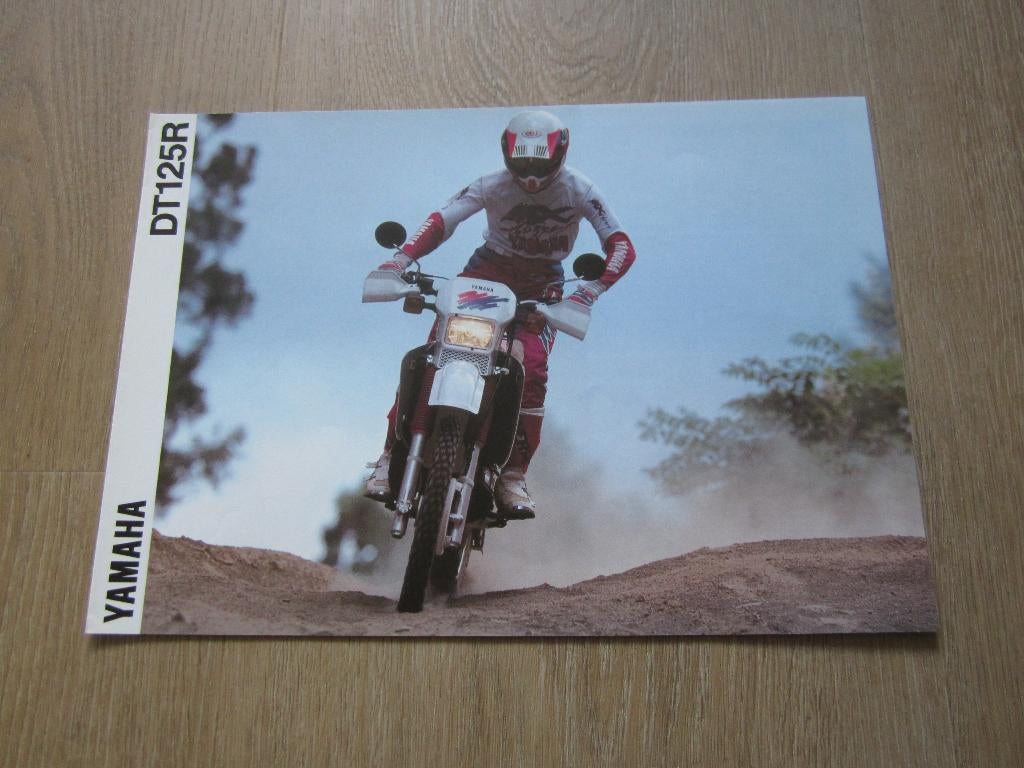 Yamaha DT 125 R brochure folder 1991, Motoren, Ophalen of Verzenden, Yamaha
