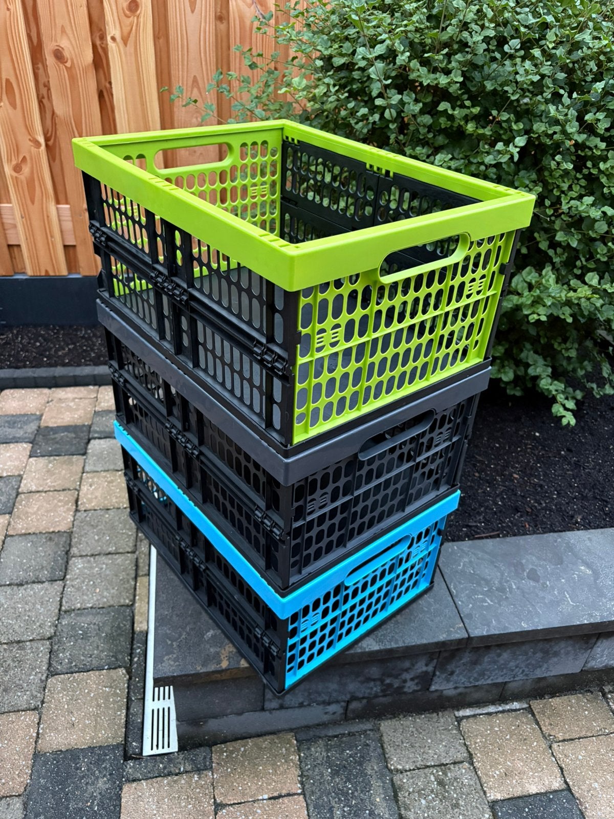 Partij Stapelkrat vouwkrat kratjes boodschappenkrat, Opvouwbaar, Minder dan 35 cm, Minder dan 50 cm, Ophalen of Verzenden