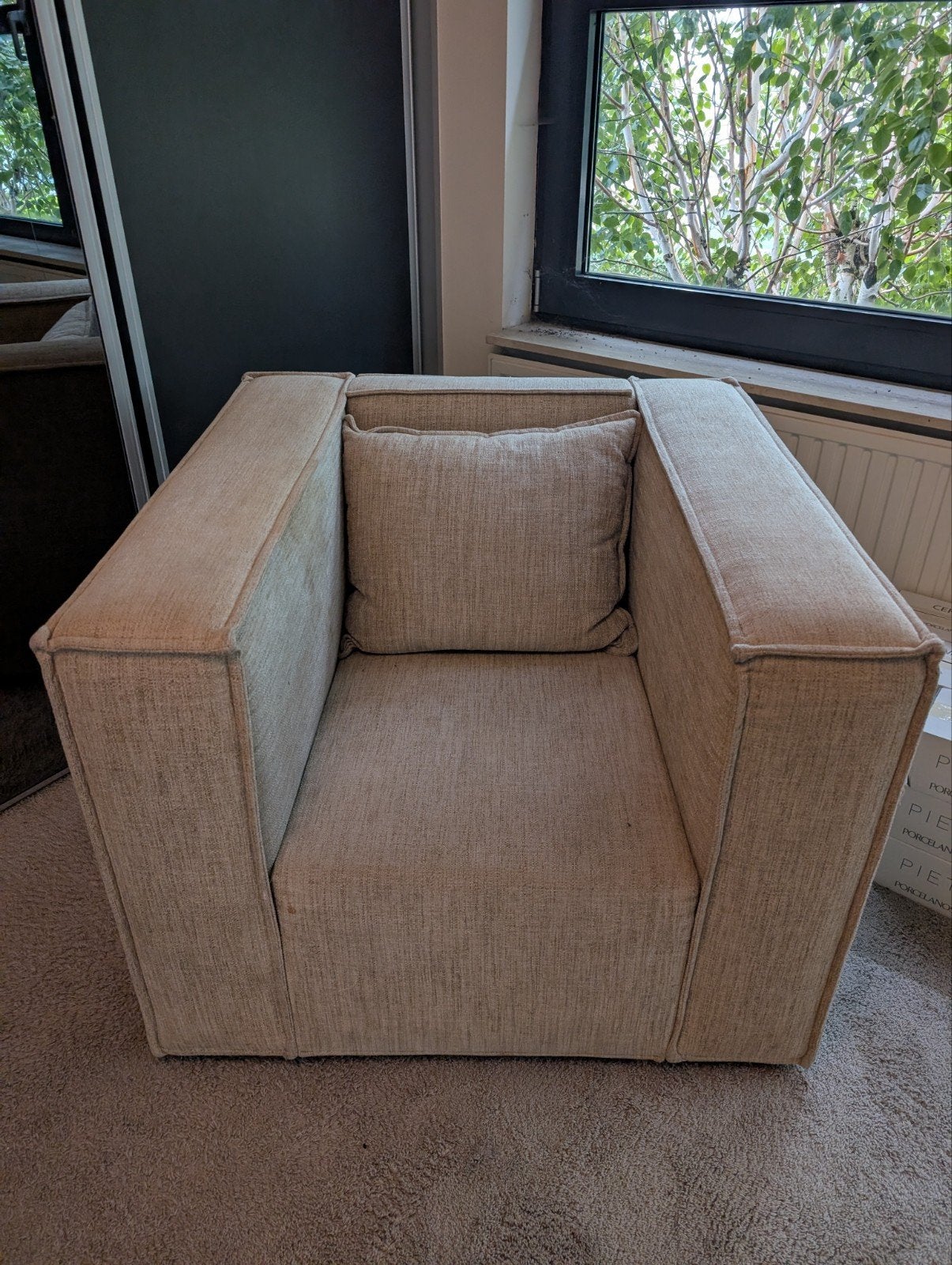 Piet Boon Fauteuil / Stoel - Mooi model, Gebruikt, 75 tot 100 cm, Ophalen of Verzenden, 75 tot 100 cm
