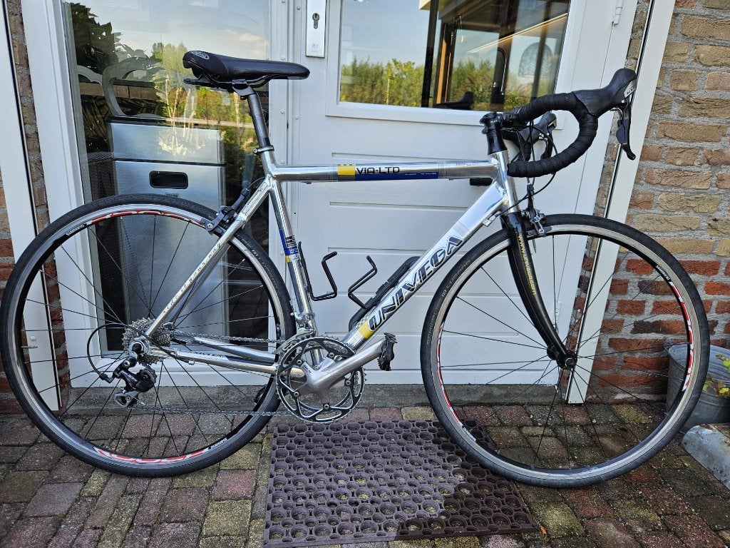Racefiets mt 50 compleet, alu sterk frame Shimano acc's, Fietsen en Brommers, Fietsen | Racefietsen, Gebruikt, 26 inch, Aluminium