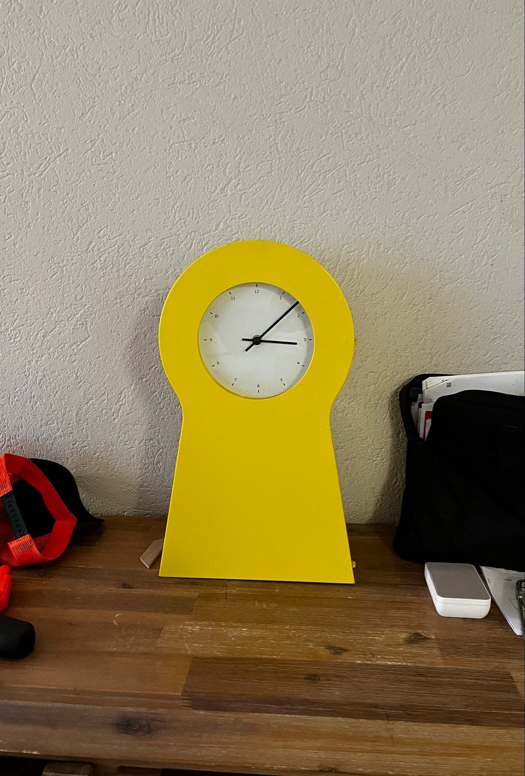Vintage IKEA PS 1995 Klok Kastje - Thomas Eriksson, Vintage, Analoog, Werkt op batterijen, Ophalen of Verzenden