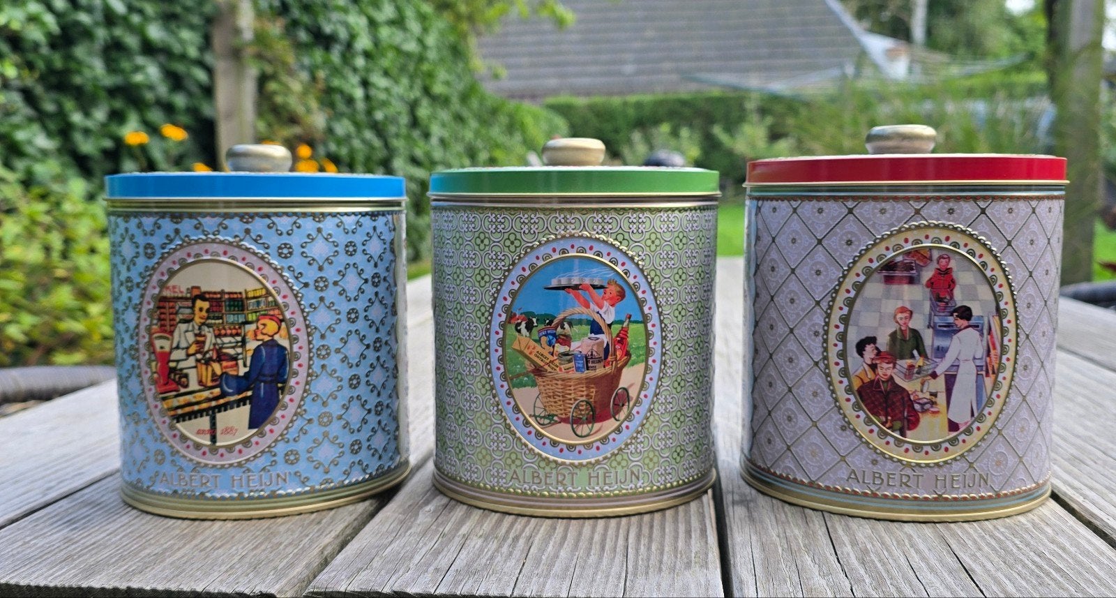 3 blikken  speciale jubileum uitgave  125 jaar AlbertHeijn, Verzamelen, Ophalen of Verzenden, Zo goed als nieuw, Overige