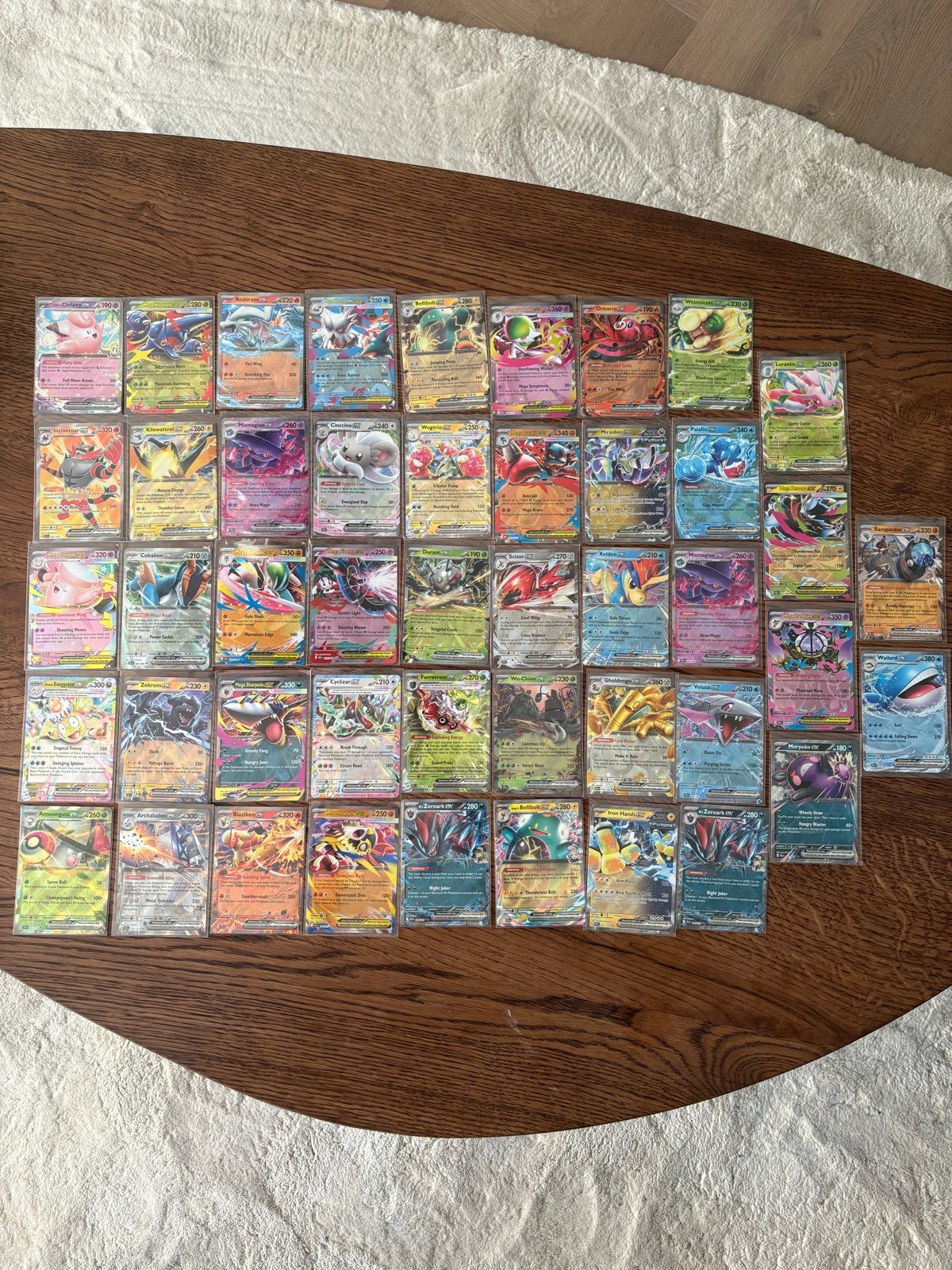 46 Pokémon EX kaarten - Diverse zeldzame kaarten, Ophalen of Verzenden, Gebruikt, Meerdere kaarten