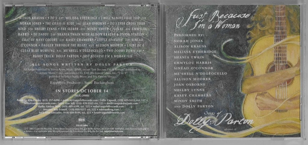 Just because i'm a Woman Songs Of Dolly Parton, Ophalen of Verzenden, Zo goed als nieuw