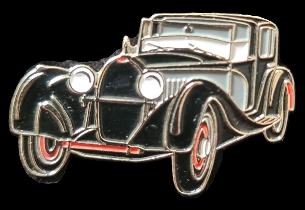 Bugatti T41R pin- zwart gelakt, Verzamelen, Speldjes, Pins en Buttons, Ophalen of Verzenden, Nieuw, Transport, Speldje of Pin