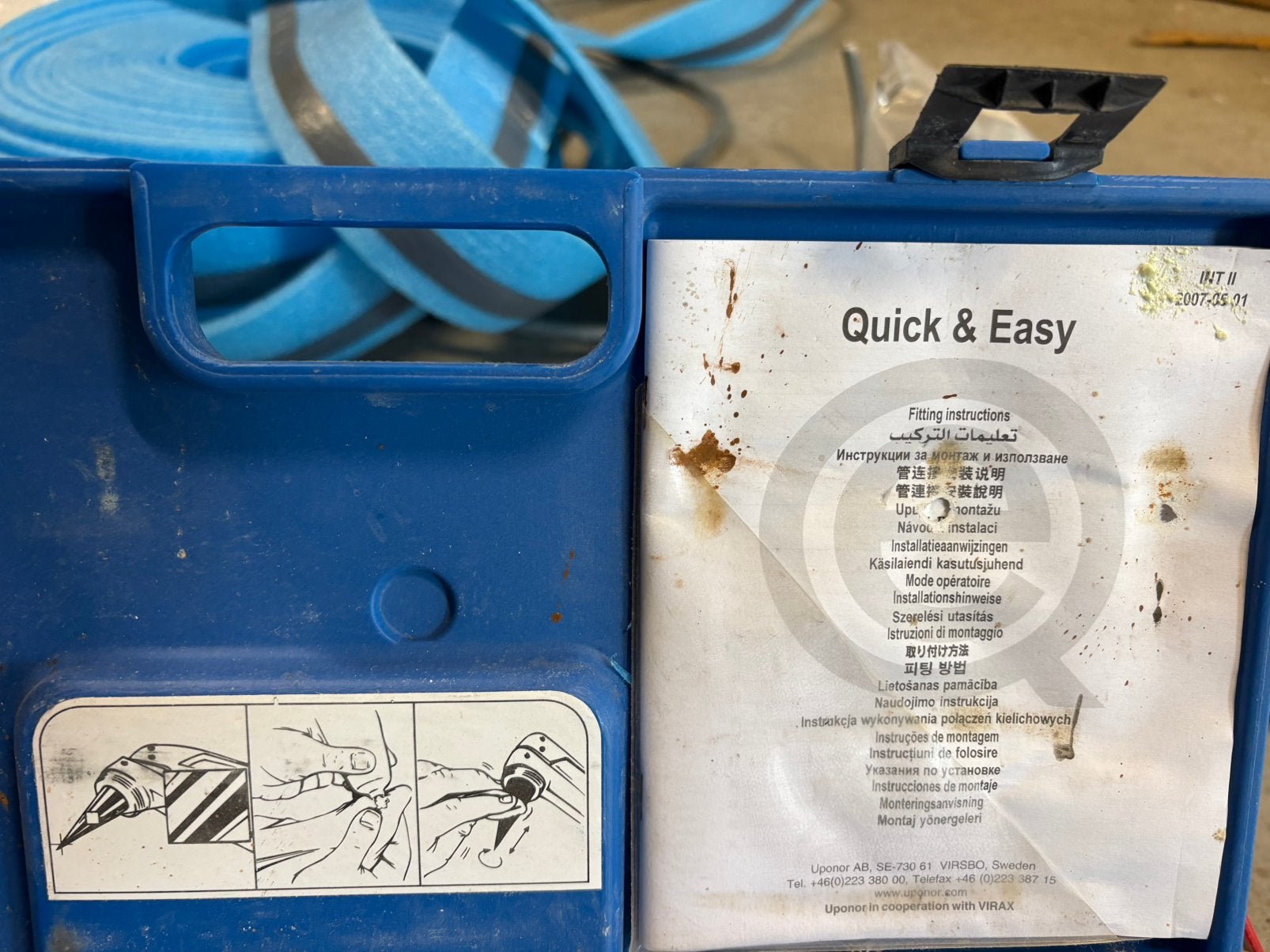 Uponor pers tang quick &easy, Ophalen of Verzenden, Zo goed als nieuw, Minder dan 50 watt, Overige typen